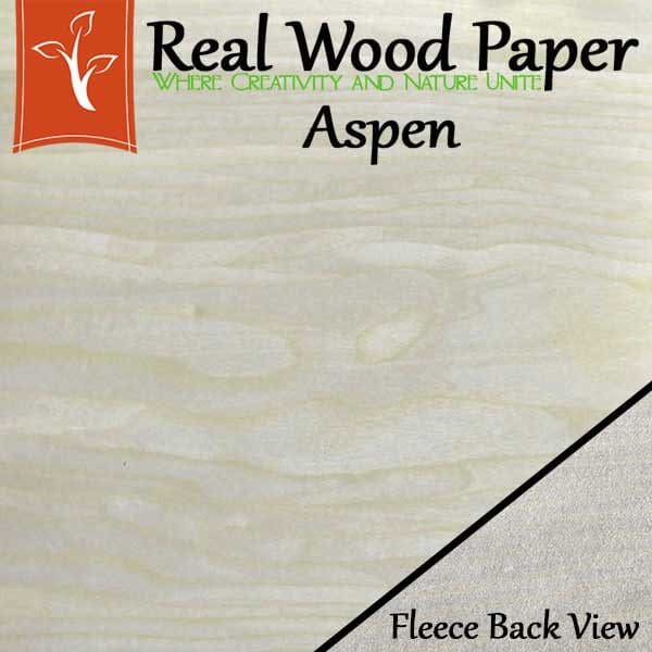 Aspen fleece back wood sheets