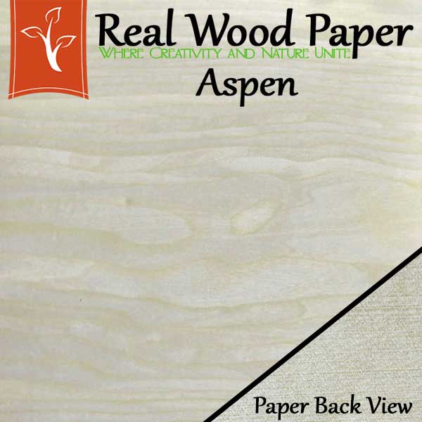 Aspen paper back short grain sheets