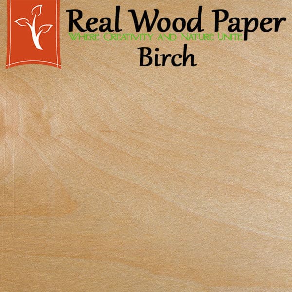 Birch Real Wood Printable Wood Veneer Sheet