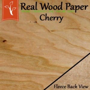 Cherry wood paper