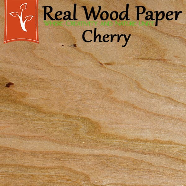 Cherry printable wood veneer sheets