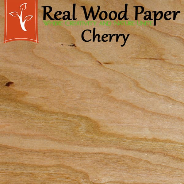 Cherry Real Wood Printable Wood Veneer Sheets