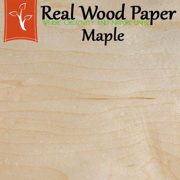 Maple Real Wood Paper Sheet