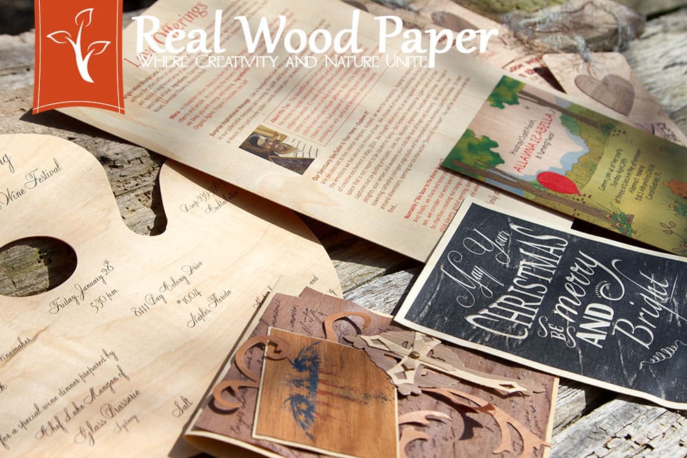 Printed Real Wood Paper