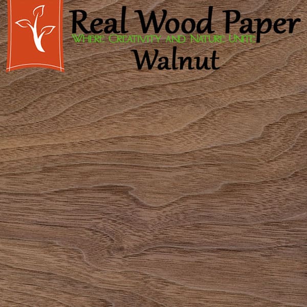 Walnut Real Wood Paper Printable Sheets