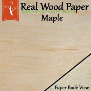 maple paperback wood veneer