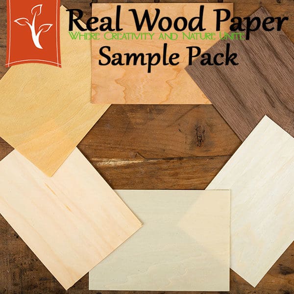Real Wood Paper 5" x 7" Sample Pack