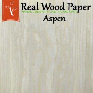 Aspen Printable Wood Paper