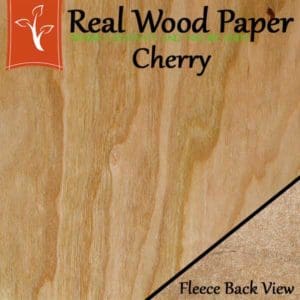 Cherry Wood Veneer 49" x 97" 10Mil Paper Backed AA Grade L102C