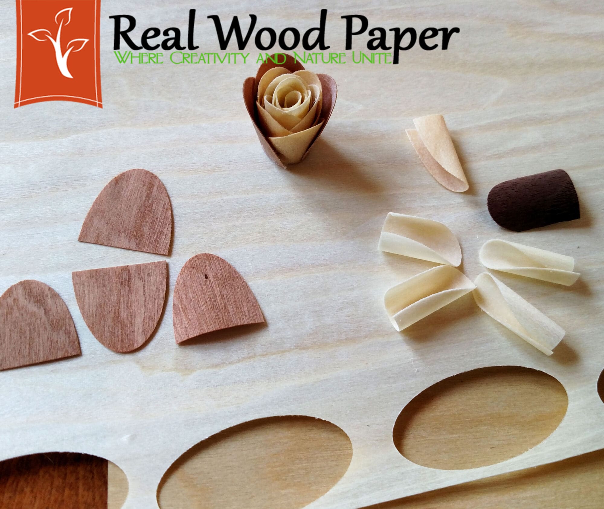how to make a wood flower