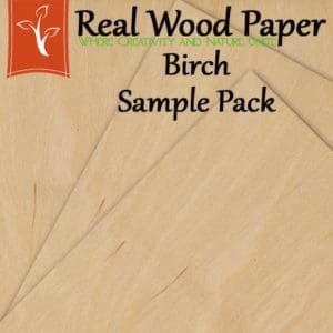 Birch Wood Paper Sample Pack Long Grain