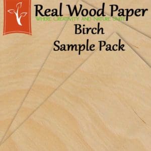 Birch Wood Paper Sample Pack Short Grain