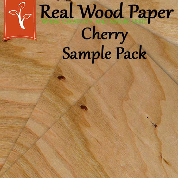 Cherry Wood Paper Sample Pack Short Grain