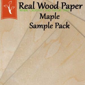 Maple Wood Paper Sample Pack Long Grain
