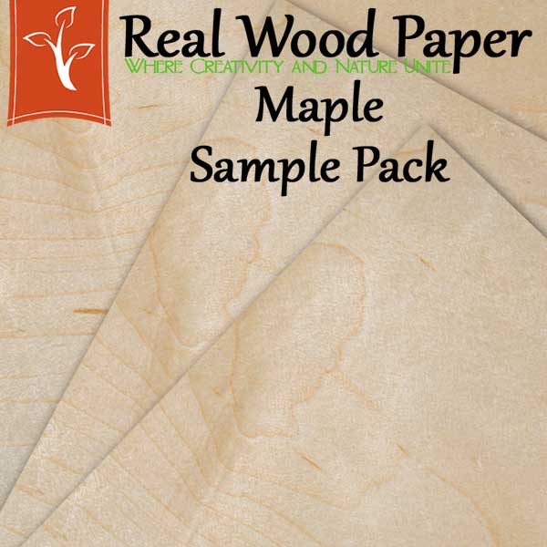 Maple Wood Paper Sample Pack Short Grain