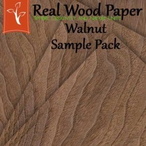 Walnut Wood Paper Sample Pack Long Grain