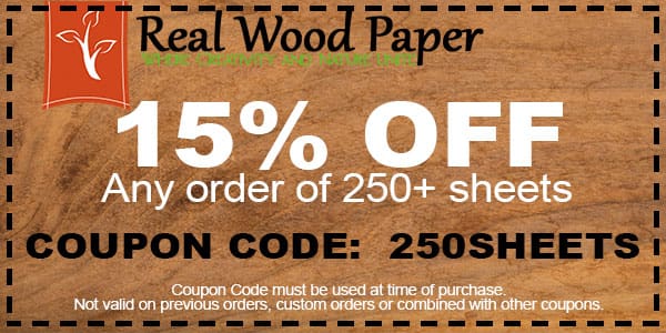 Real_Wood_Paper_Coupon_250sheets Real Wood Paper Coupon Code for 250 Sheets