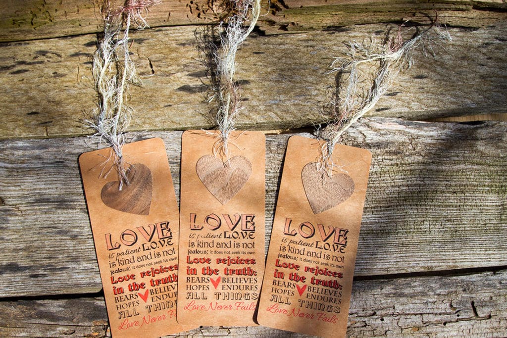 DIY Wood Valentine Bookmarks