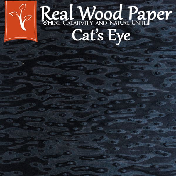 Cats eye real wood paper