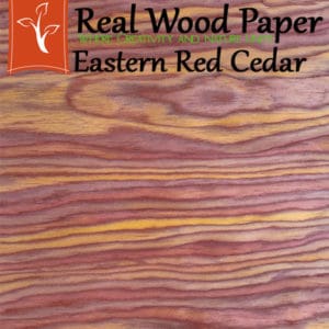 Eastern Red Cedar Wood Veneer Sheet