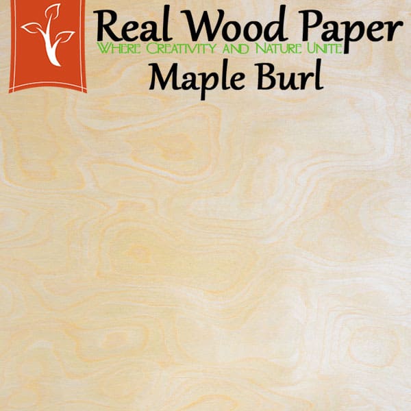 Maple Burl Wood Paper