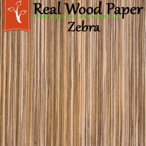 Zebra Thin Wood Veneer SHeets