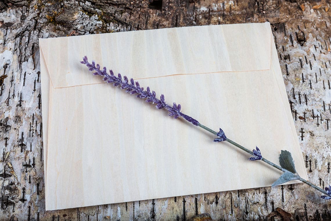aspen wood envelope