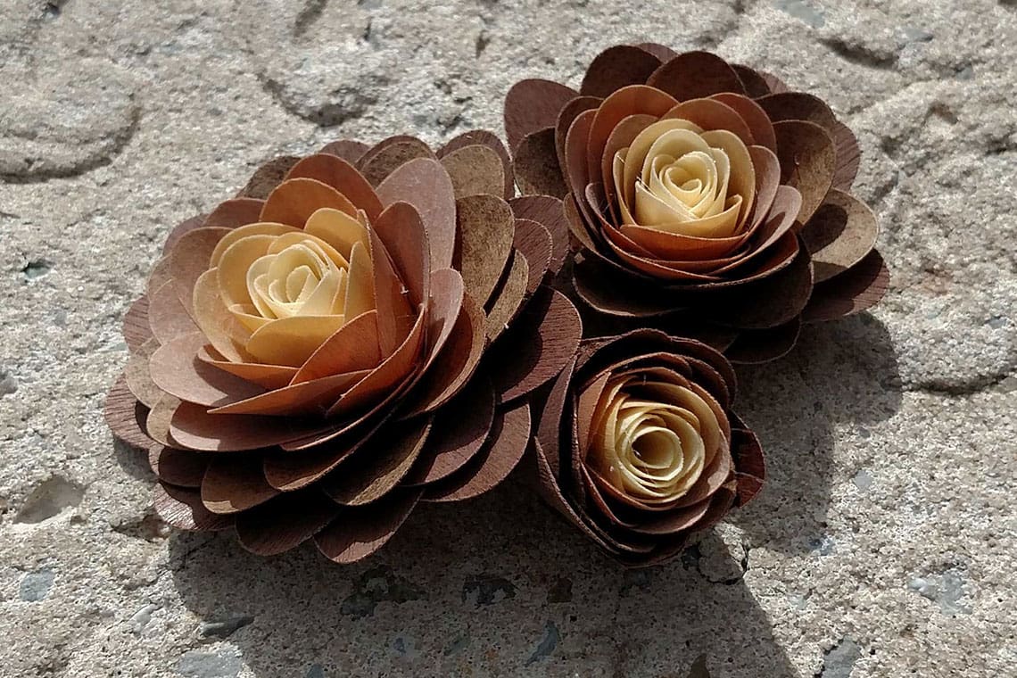 Mixed Specie Wooden Flowers