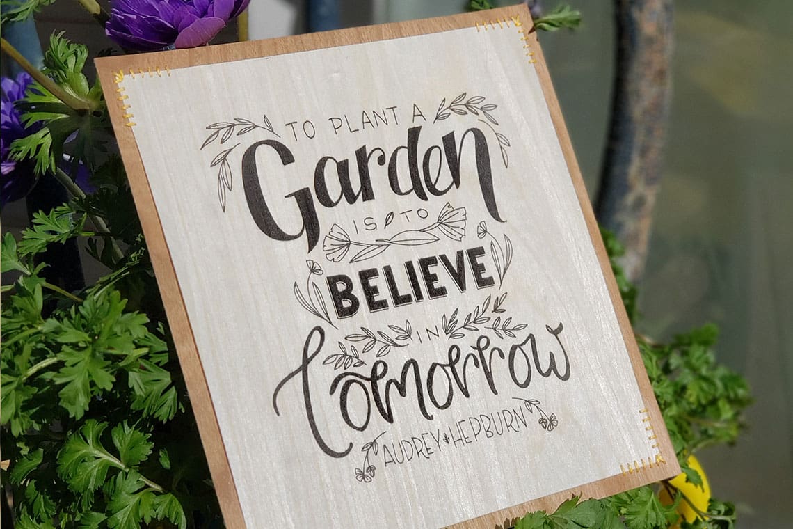 To Plant A Garden quote by Audrey Hepburn