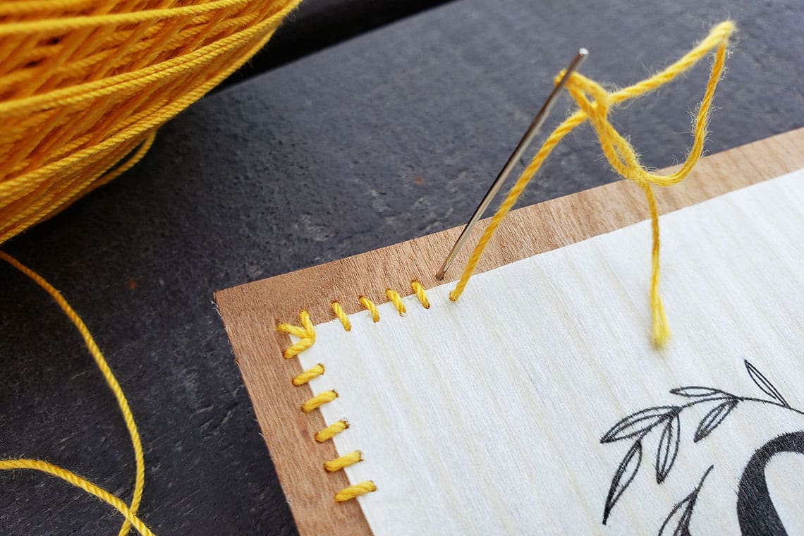 Sewing on Wood Paper | Real Wood Paper Sewing on Wood Paper