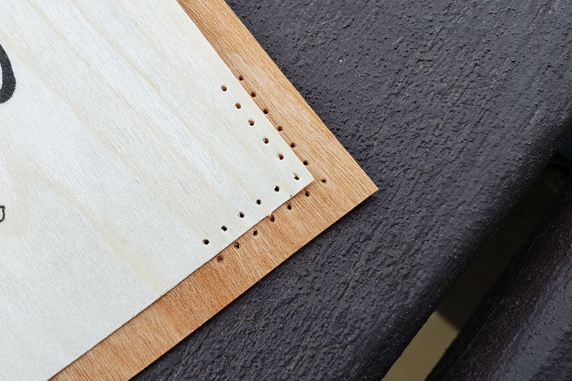 Sewing on Wood Paper | Real Wood Paper Sewing on Wood Paper