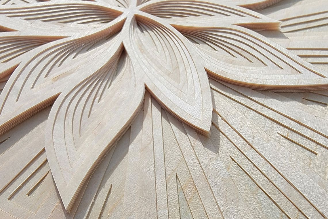 Cricut Wood Veneer Layered Mandala | Real Wood Paper Cricut Wood Veneer Layered Mandala