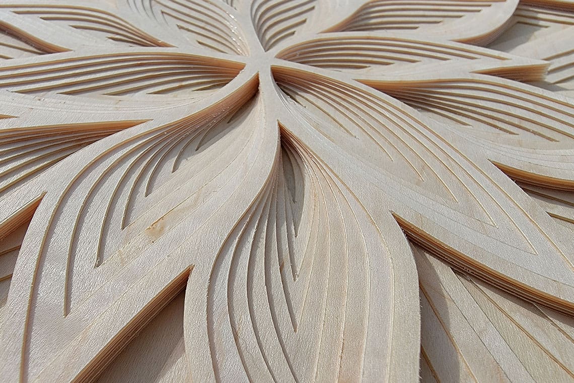 Cricut Cut Wood Mandala