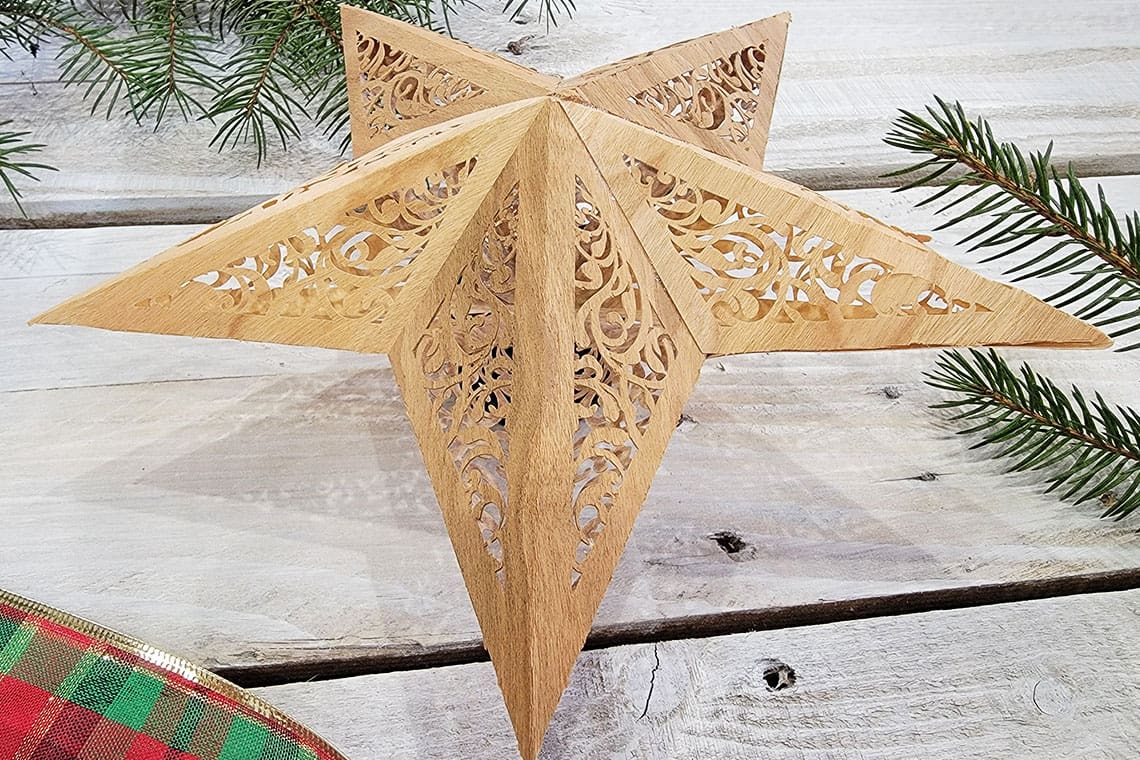 DIY 3D Wooden Star