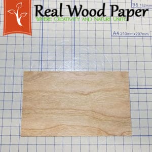 Cherry Wood Paper Long Grain