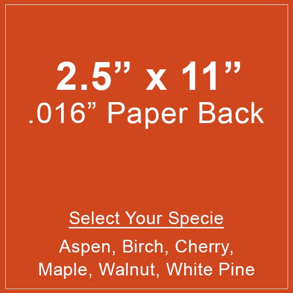 Wood Paper Remnant 25x11 Paper