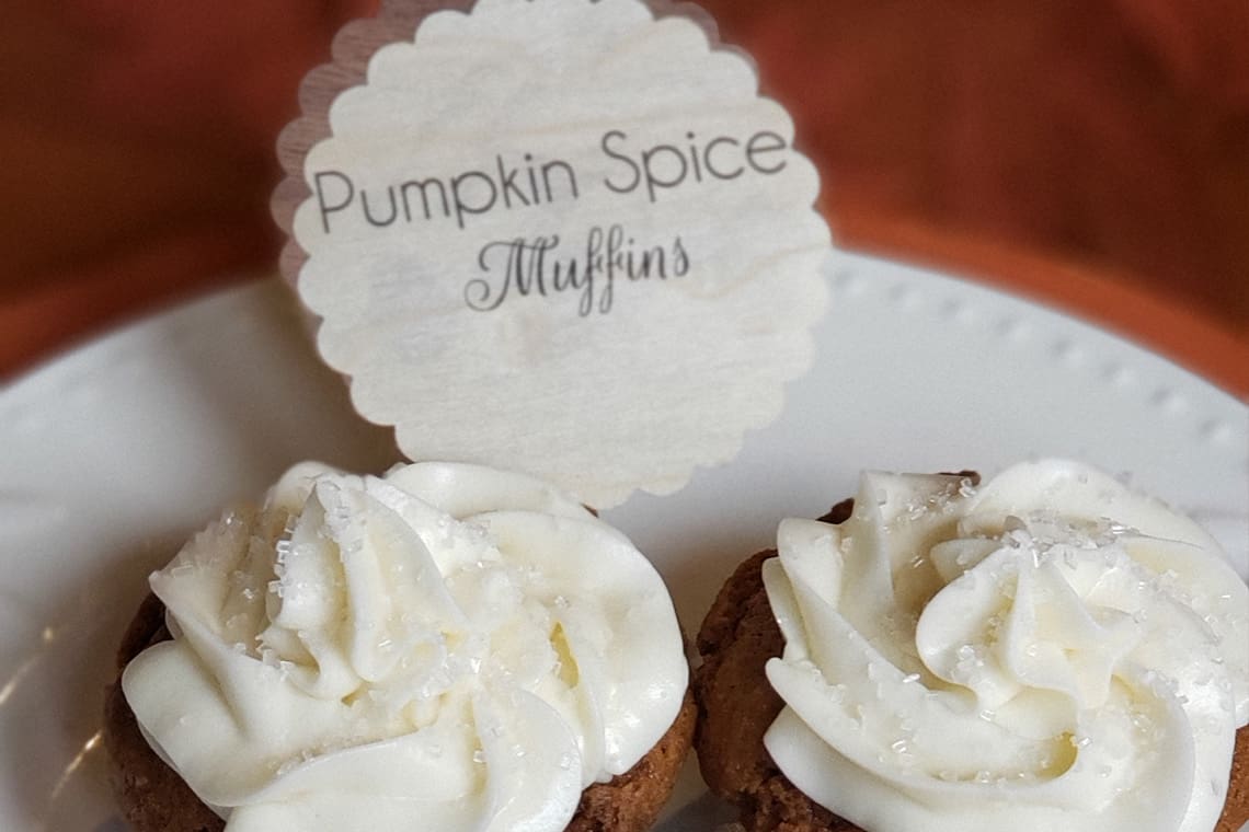 DIY Muffin Wood Labels | Real Wood Paper DIY Muffin Wood Labels