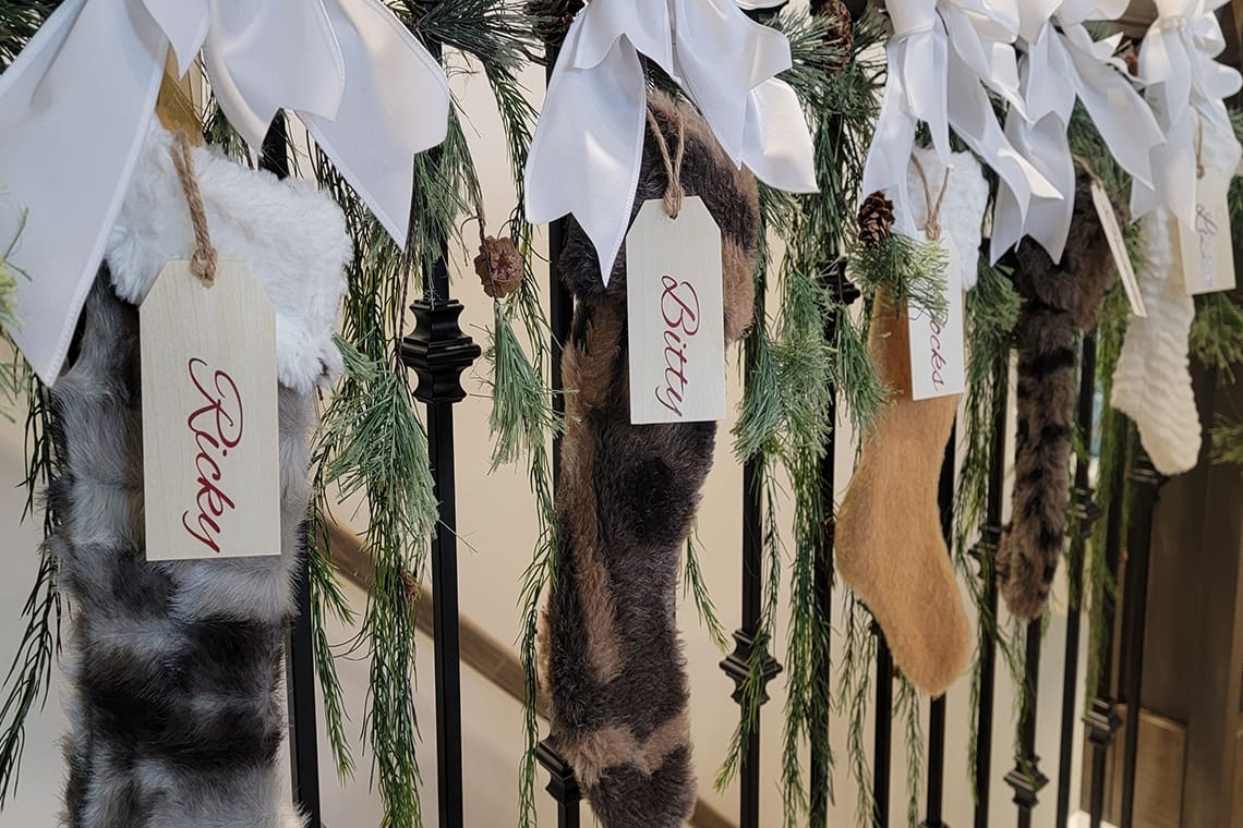 Wood Tags for Pet Stockings DIY Cricut
