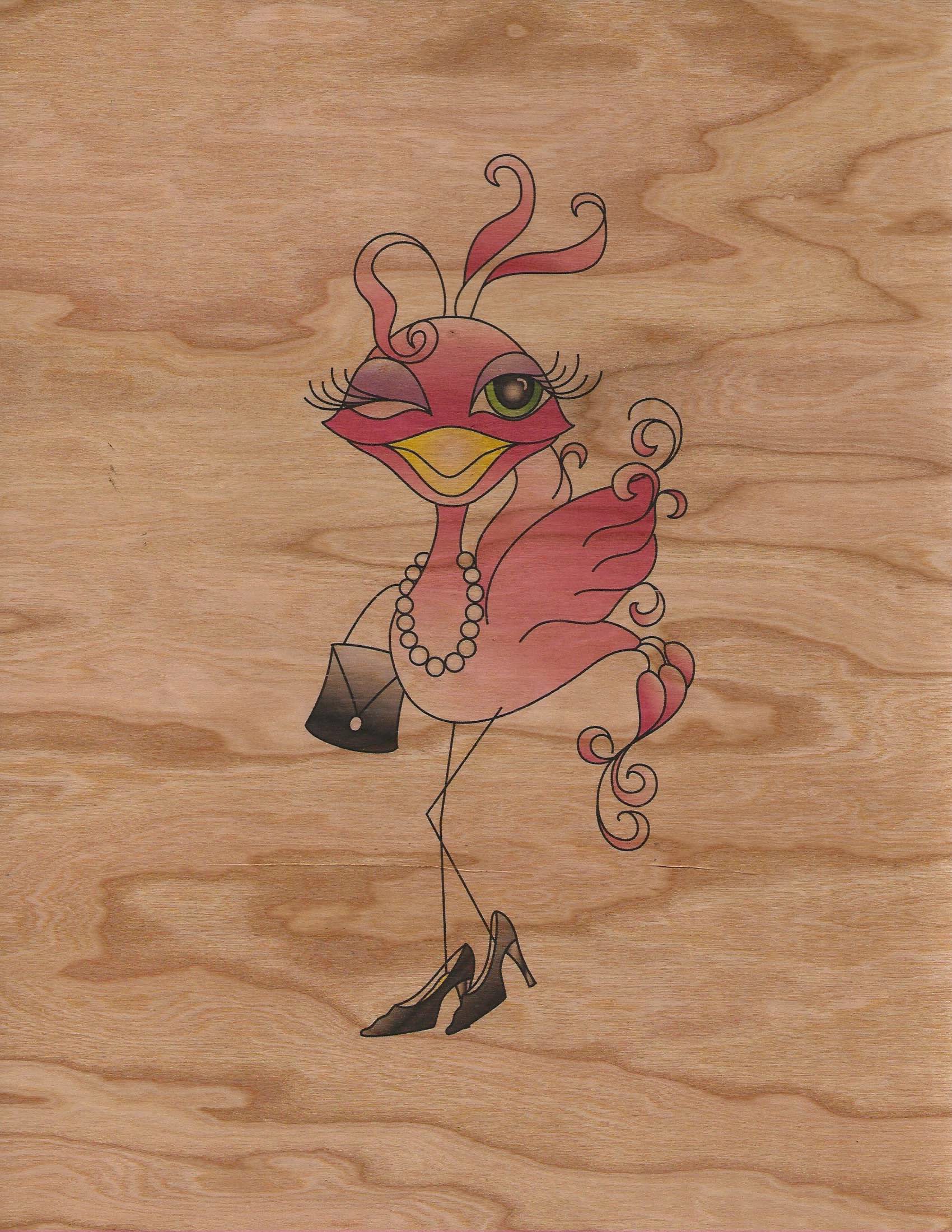 Printing on Real Wood Paper Cherry Color