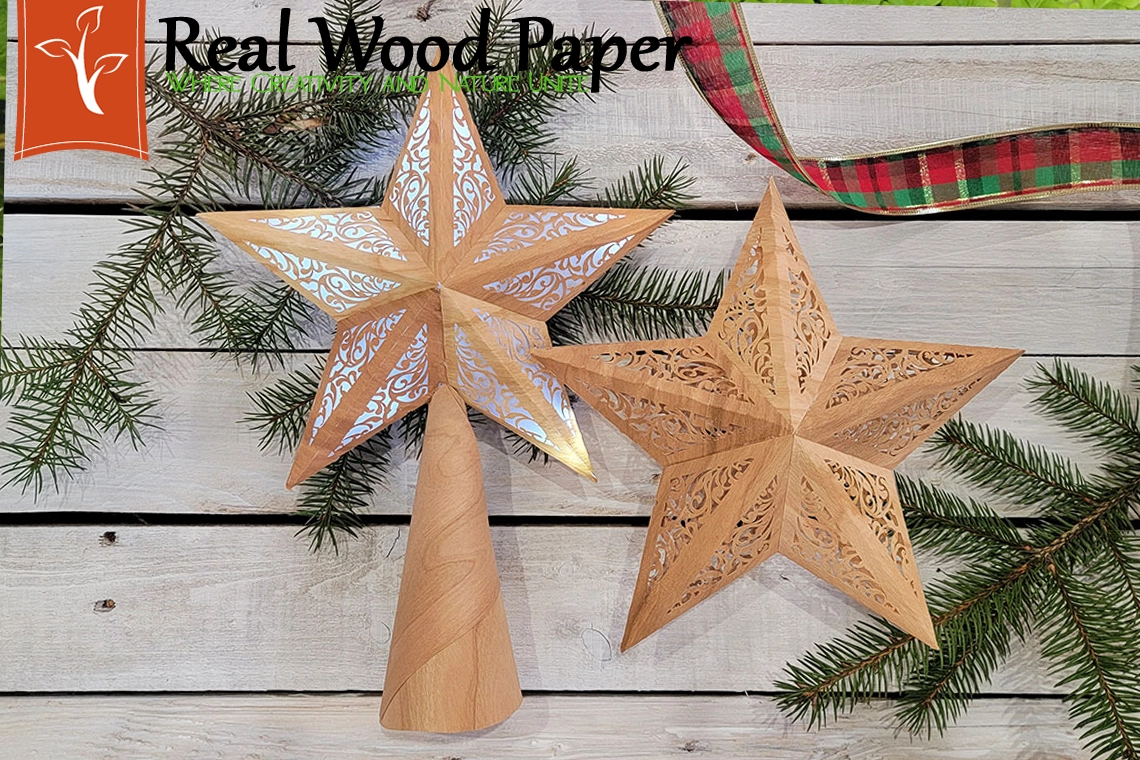 DIY Wood Christmas Tree Topper Star