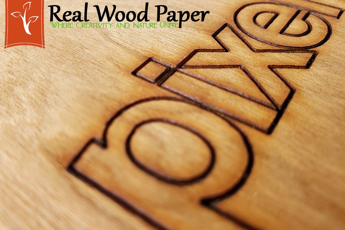 Laser Cut Outline on Wood | Real Wood Paper Laser Cut Outline on Wood