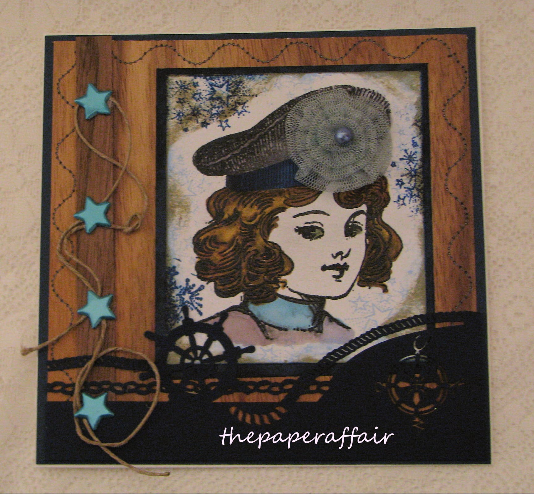 Sadies Floral Hat by Jane thepaperaffairblogspot