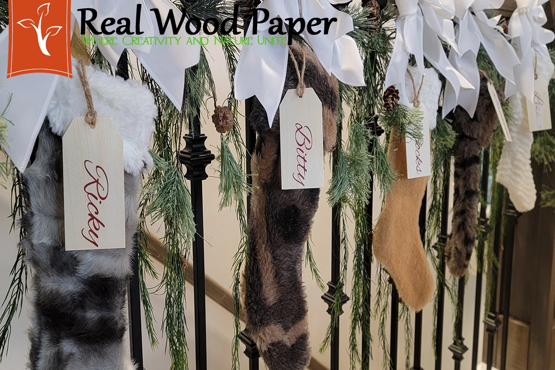 Wooden Pet Stocking Name Tags DIY