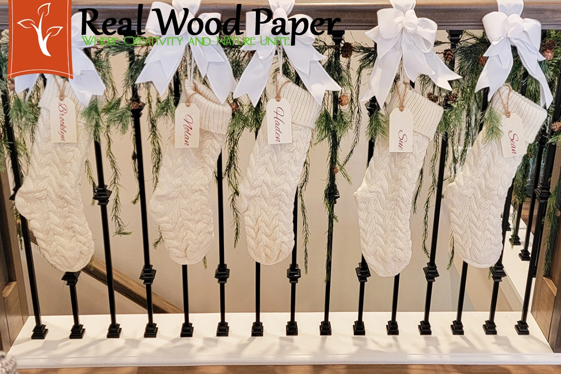 Wooden Stocking Tags DIY