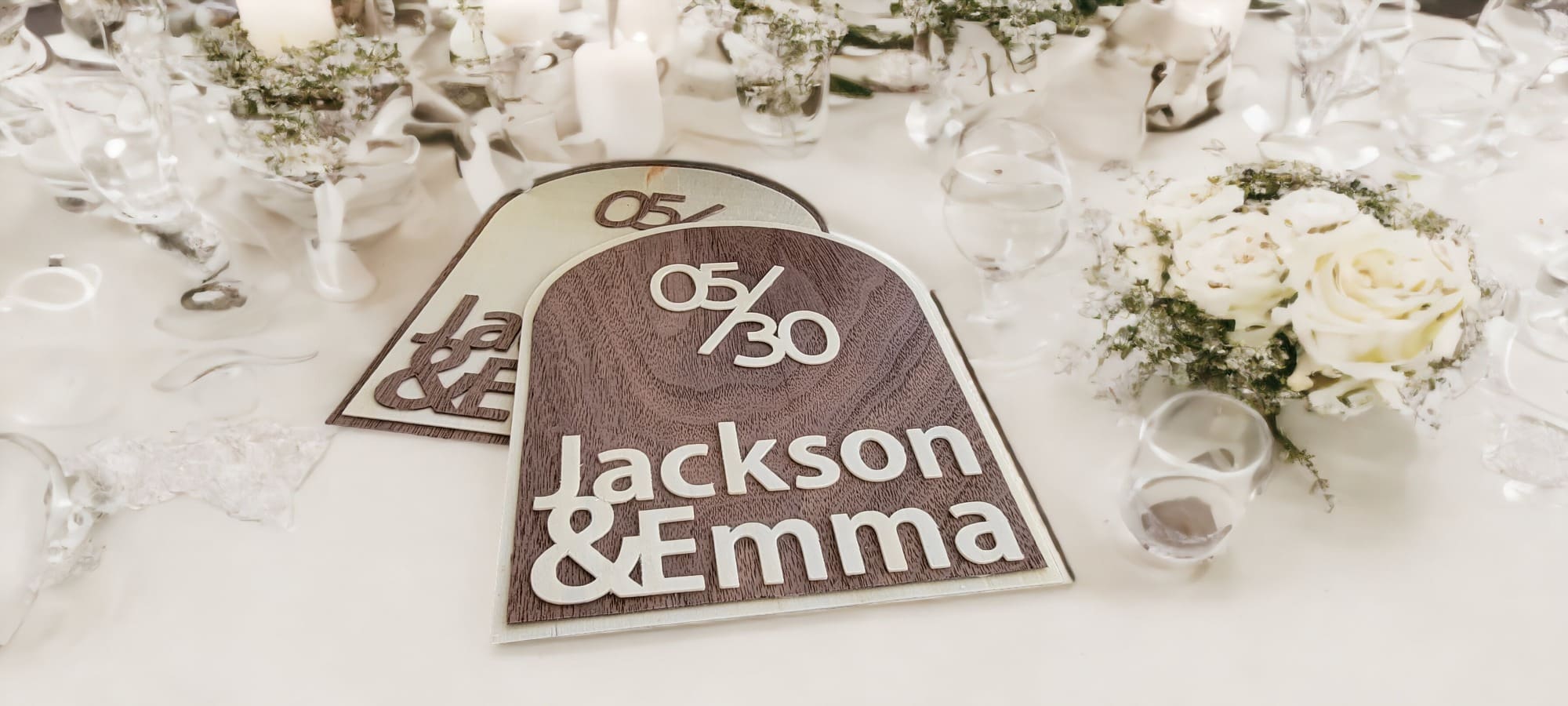 Wood Wedding Cards