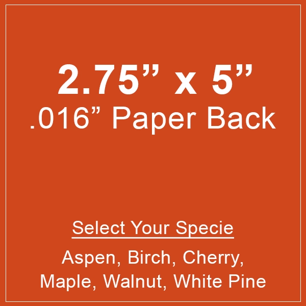 Wood Paper Remnant 275x5 Paper