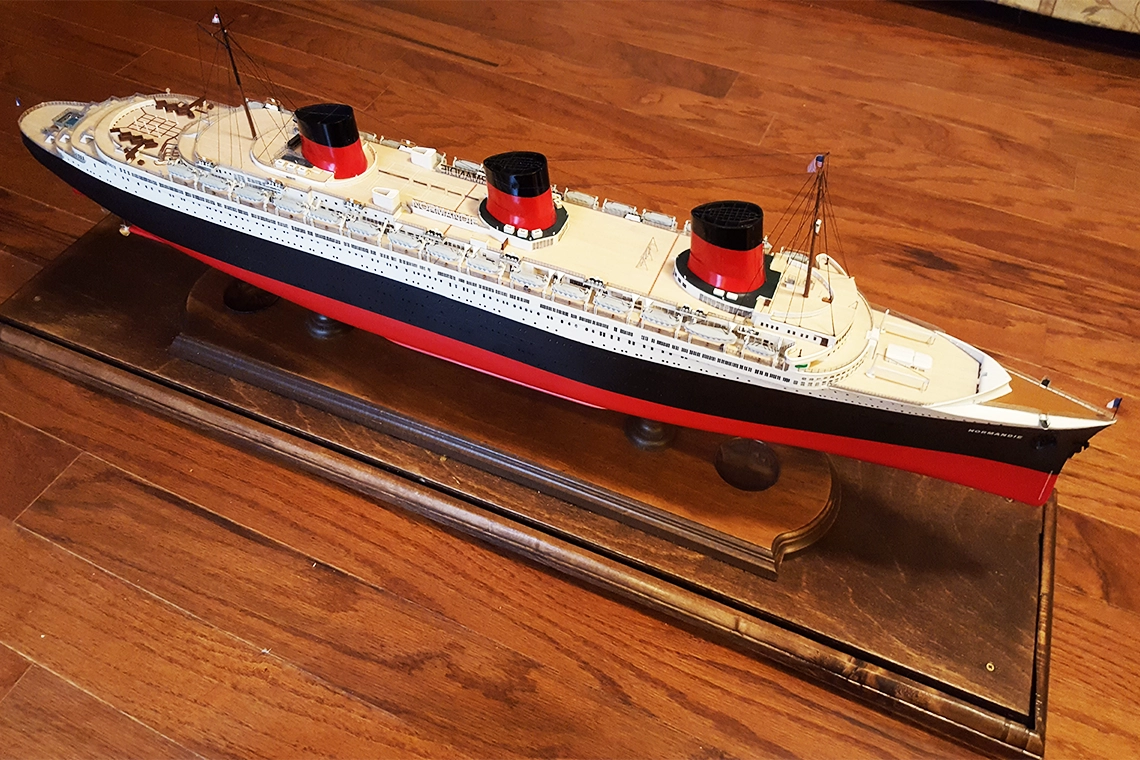 SS Normandie Model Kit 1 by Old Model Kits